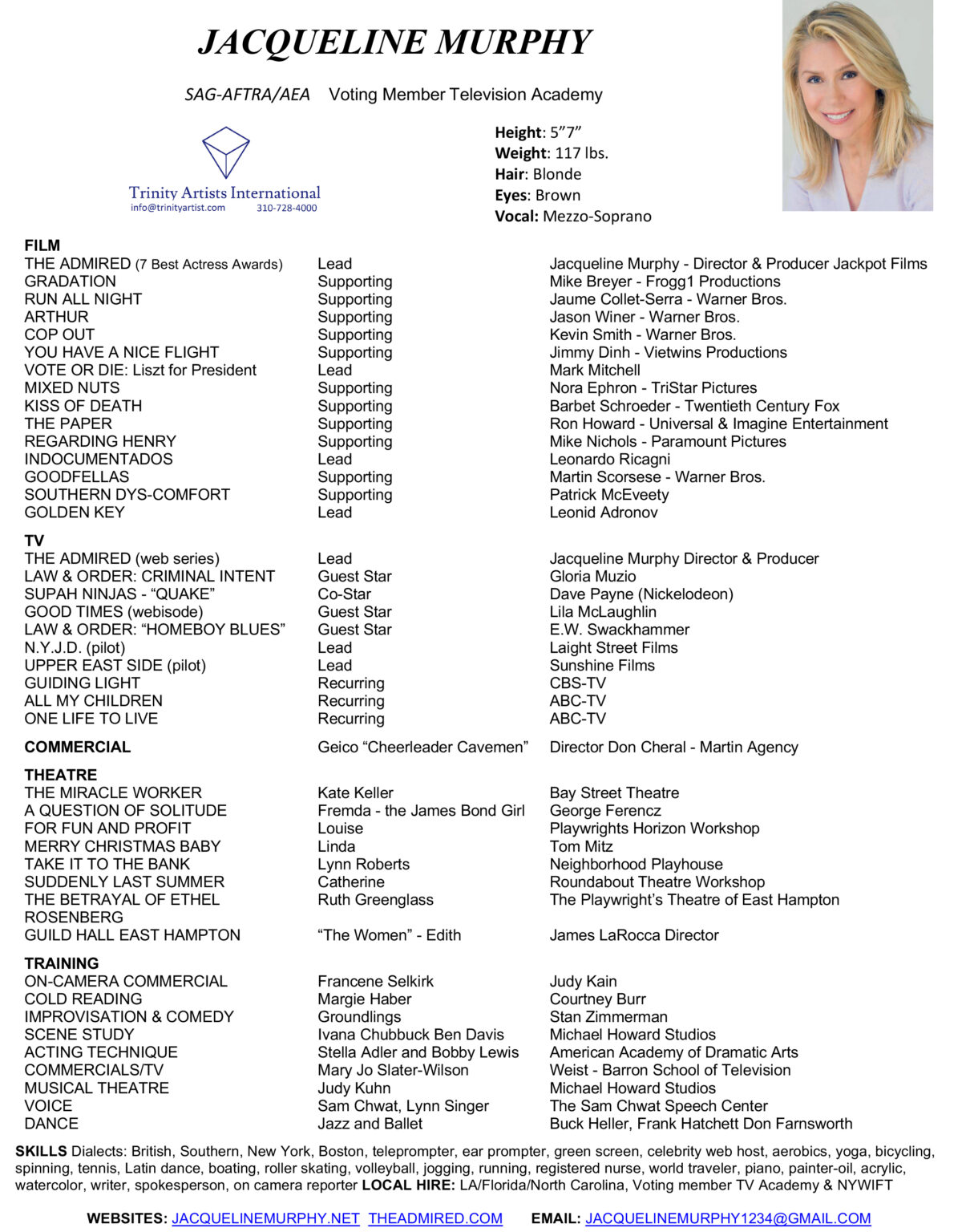 Resume - Jacqueline Murphy